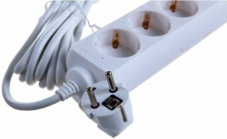 Удлинитель 5 местный  5 метров  16А, с/з  GENERAL