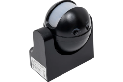 Датчик движения 1200Вт, 180*, 12м черный  NEOX