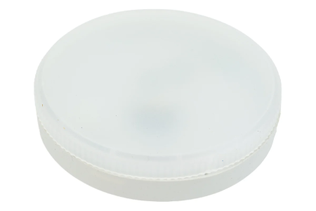 Лампа светодиод.GX 53 10Вт, 220В,матовое стекло,(6500К) холод.  IN HOME