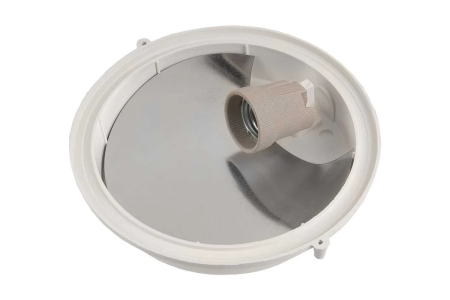 Светильник НПП 03-100-005.03 100Вт круг белый без решетки IP54  РОНДО 