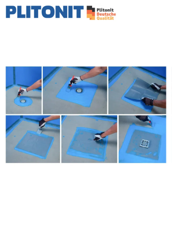 Манжета гидроизоляц.напольная 425х425мм  PLITONIT