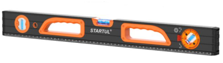 Уровень алюмин. магнитный  40см (3 глазка) фрезерованный STARTUL PROFI