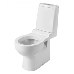 Унитаз белый АЛЛЕГРО компакт, дюропласт 650х350х830  SANTEK