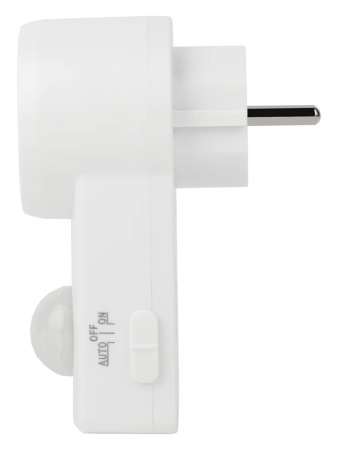 Датчик движения  розеточный ДДР-01, 1200Вт, 9м  ЭРА