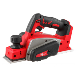 Рубанок аккумуляторный  WORTEX CPL 2082  (18В, БЕЗ АККУМУЛЯТОРА и ЗУ, ширина 82мм, глуб 2,0мм,2.6кг)
