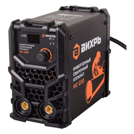 Аппарат сварочный инвертор  ВИХРЬ ИС-220 (напр.220 В,220А, 8,3 кВт, элек.2,0-5,0мм)