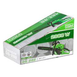 Бензопила  DGM GS-282  (2.8кВт/3.8л.с, шина 18", цепь 0.325", 1.5мм, 72зв, 6.5кг)