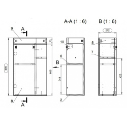 Тумба для ванной SMART   40 (392х680х212)  CERSANIT
