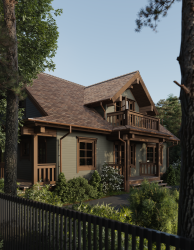 Кронштейн желоба D120мм  DOCKE STANDARD темно-коричневый