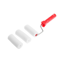 Набор валик поролон 100мм + 2 шубки + кюветка  888