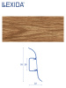 Плинтус LEXIDA 55х2200мм Дуб