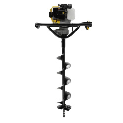 Мотобур  CHAMPION 252 AG  (1.6кВт/2.2л.с,макс диам бура 250мм,диам соед 20мм,9.20кг) шнек в компл.