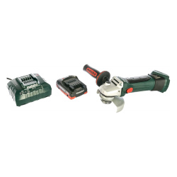 Углошлиф. маш.аккумуляторная METABO  W 18 LTX 125  (18В, 1акк, 3.5А*ч, 125мм, 2,4кг)