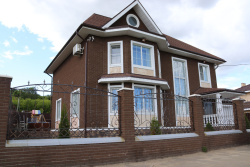 Кирпич керам лицевой утолщ пустот 250х120х88  КЕРМА Шоколад Рустик