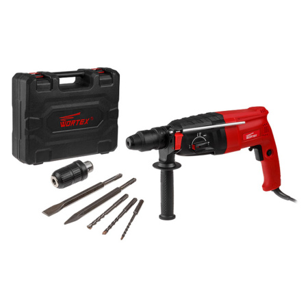 Перфоратор  WORTEX  RH 2829  (900 Вт,SDS+,3 режим,3.2Дж,3.4кг)