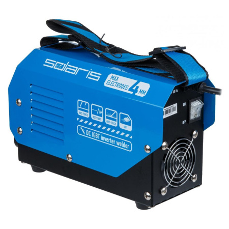Аппарат сварочный инвертор  SOLARIS MMA-160 (напр.160-240 В,160А, 4,5 кВт, элек.1,6-4,0мм)