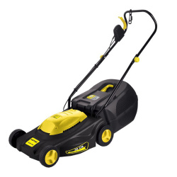 Газонокосилка электрическая  HUTER ELM-1400  (1.4 КВт ., высота среза регулир., ширина среза 380 мм)