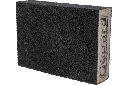Губка абразивная прямоугольная, средняя жесткость  P80  GEPARD