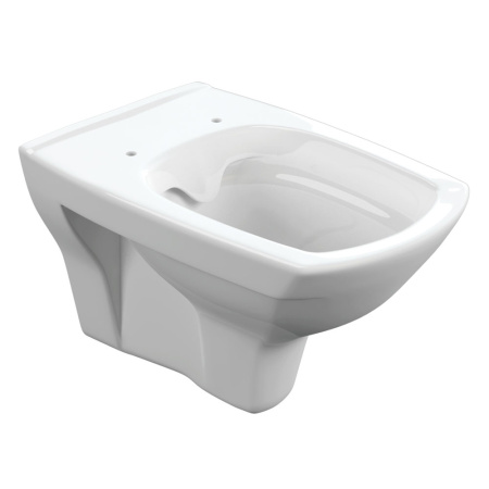 Унитаз подвесной белый CARINA безободковый сиденье дюропласт, микролифт 350х345х535  CERSANIT