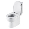Унитаз белый ОСТИН компакт, сиденье дюропласт, микролифт 650х350х790  SANTEK