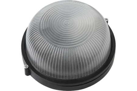 Светильник НБП   60Вт круг черный б/решетки  GENERAL  (НПП 1301)