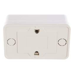 Розетка 2-ая о/п с/з UNIVersal Олимп белый