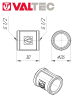 Муфта    1/2" ник  VALTEC