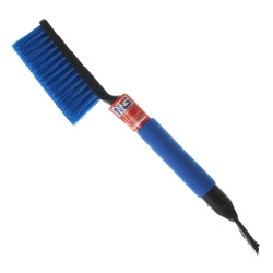 Щетка для уборки снега с распушенной щетиной+скребок NEW GALAXY