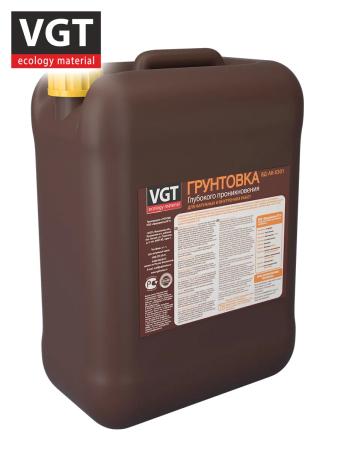 Грунтовка глубокого проникновения   5,0кг  ВГТ ВД-АК-0301 для наружных/внутренних работ