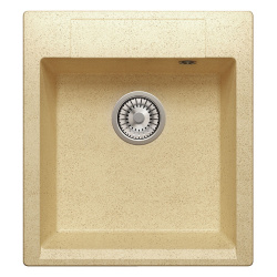 Мойка иск мрамор накладная 460 х 500 х 200мм опал ARGO  POLYGRAN