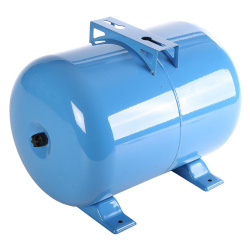 Бак расширительный для ГВС и ХВС горизонтальный   24л синий  ДЖИЛЕКС