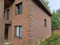 Кирпич керам лицевой одинар пустот 250х120х65  КЕРМА Шоколад