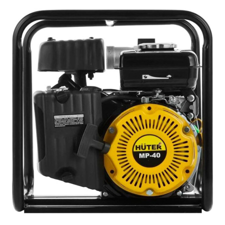Мотопомпа HUTER МР-40  (2.8л.с,2-х такт дв.,300л/мин,диам вход/выход отв.38мм,высота вс.8м,16кг)