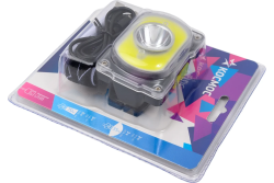 Фонарь налобный  акк литиевый 3 Вт+5Вт, IP54  КОСМОС 