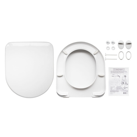 Унитаз белый АТТИКА компакт 606х400х775  SANITA